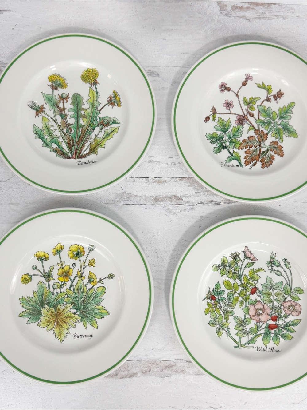 Tiffany & Co. "Wild Flowers" plate set